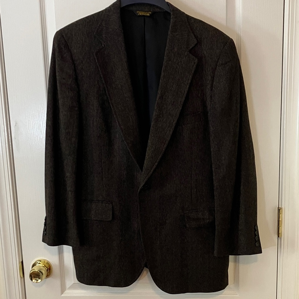 Large men’s silk/wool vintage Marshall Fields sportcoat